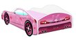 Voodi madratsiga Car BED-PINK-2, 160x80 cm, roosa цена и информация | Lastevoodid | hansapost.ee