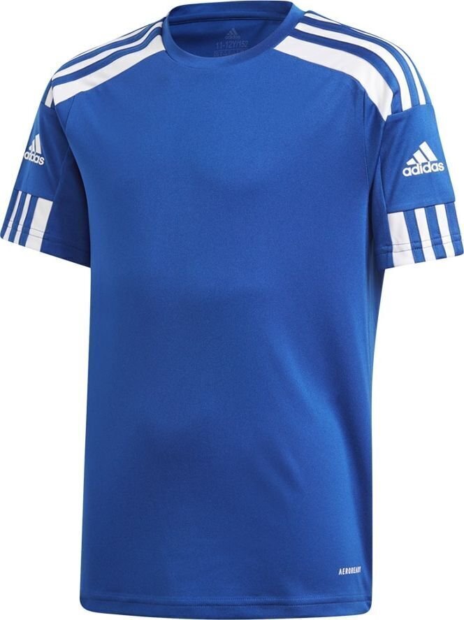 Jalgpallisärk Adidas Squadra 21 JSY Y GK9151, sinine hind ja info | Jalgpalli varustus ja riided | hansapost.ee