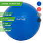 Võimlemispall Tunturi 65 cm, pumbaga, sinine цена и информация | Võimlemispallid | hansapost.ee