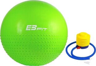 Гимнастический мяч с насосом Eb Fit 65 см, зеленый цена и информация | Eb fit Спорт, досуг, туризм | hansapost.ee
