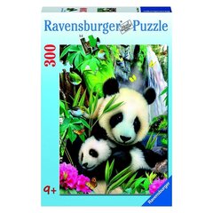 Пазл Ravensburger 300 деталей Медведи Панды цена и информация | Пазлы | hansapost.ee