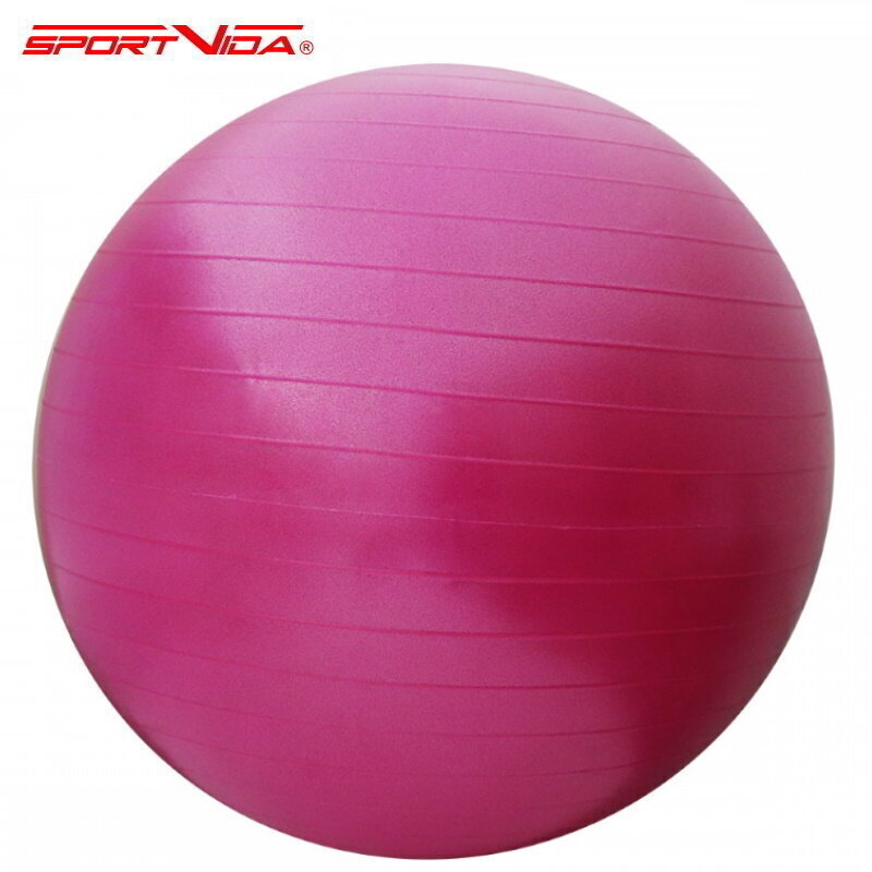 Võimlemispall SportVida, 65 cm, roosa hind ja info | Võimlemispallid | hansapost.ee