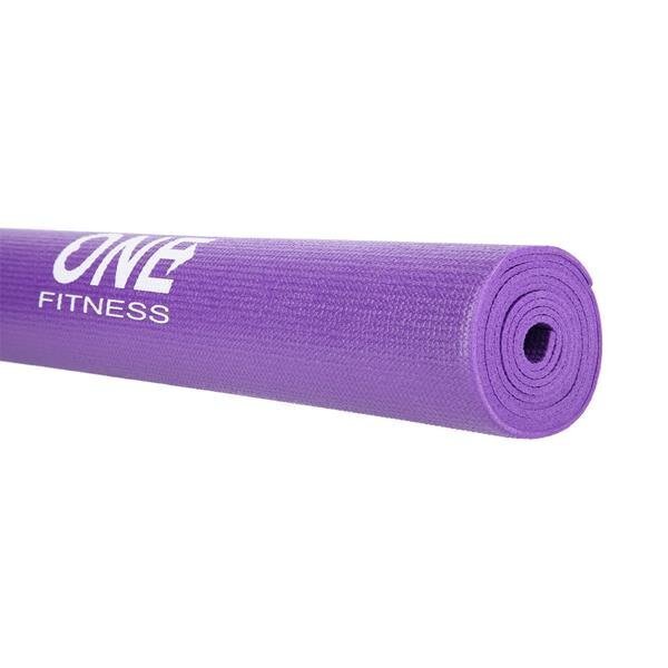 Joogamatt One Fitness YM01 173x61x0,3 cm, lilla цена и информация | Joogamatid | hansapost.ee