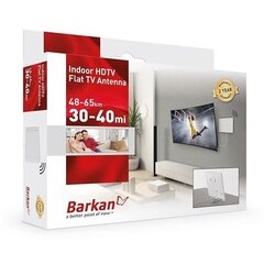 Комнатная ТВ антенна Barkan AF40P.W цена и информация | TV - антенны | hansapost.ee