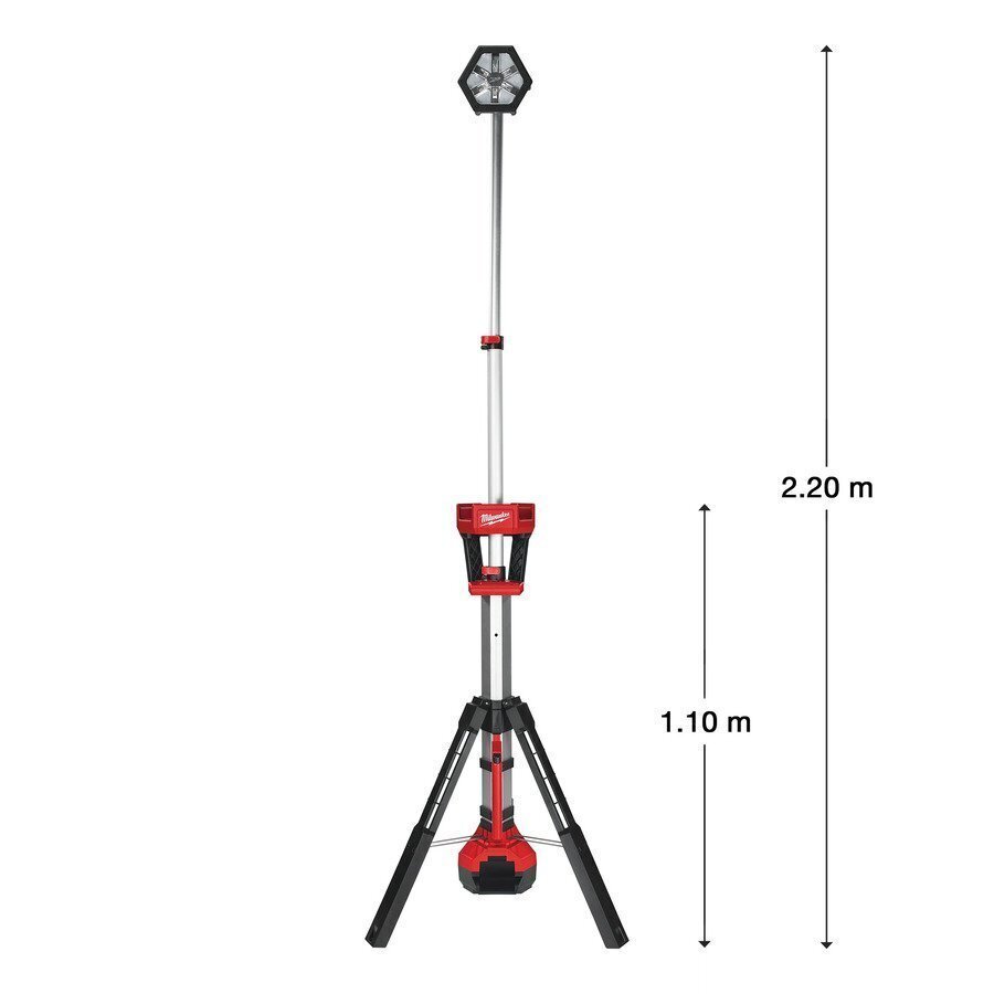 Akulamp statiiviga Milwaukee M18 SAL-0 hind ja info | Taskulambid, pealambid ja prožektorid | hansapost.ee