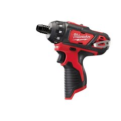 Akutrell-kruvikeeraja Milwaukee M12 BD-0 hind ja info | Akutrellid, puurid ja kruvikeerajad | hansapost.ee