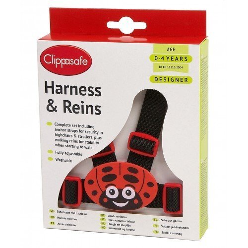 Laste traksid Clippasafe Harness&Reins Character, Lady bird цена и информация | Ohutustarvikud lastele | hansapost.ee