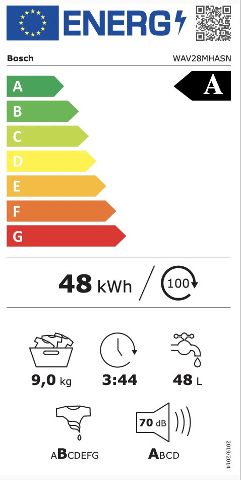 Bosch WAV28MHASN цена и информация | Pesumasinad | hansapost.ee