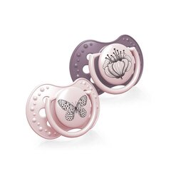 Dünaamilised silikoonist lutid Lovi Botanic 18+ kuud, tüdrukutele, 2 tk, 22/875 price and information | Pacifiers | hansapost.ee