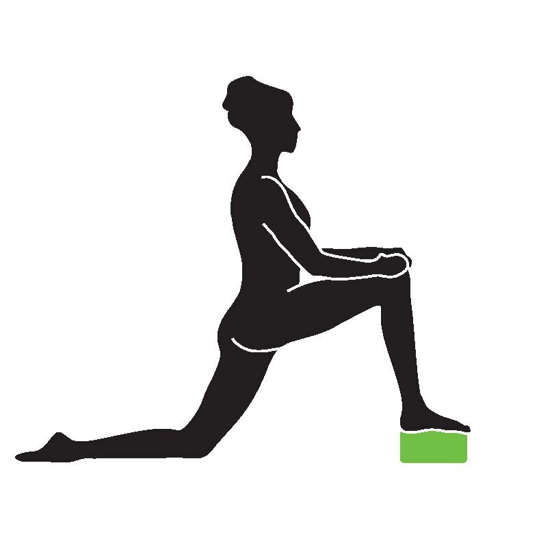 Joogaplokk Schildkrot Fitness Yoga Block, roheline hind ja info | Joogatarvikud | hansapost.ee