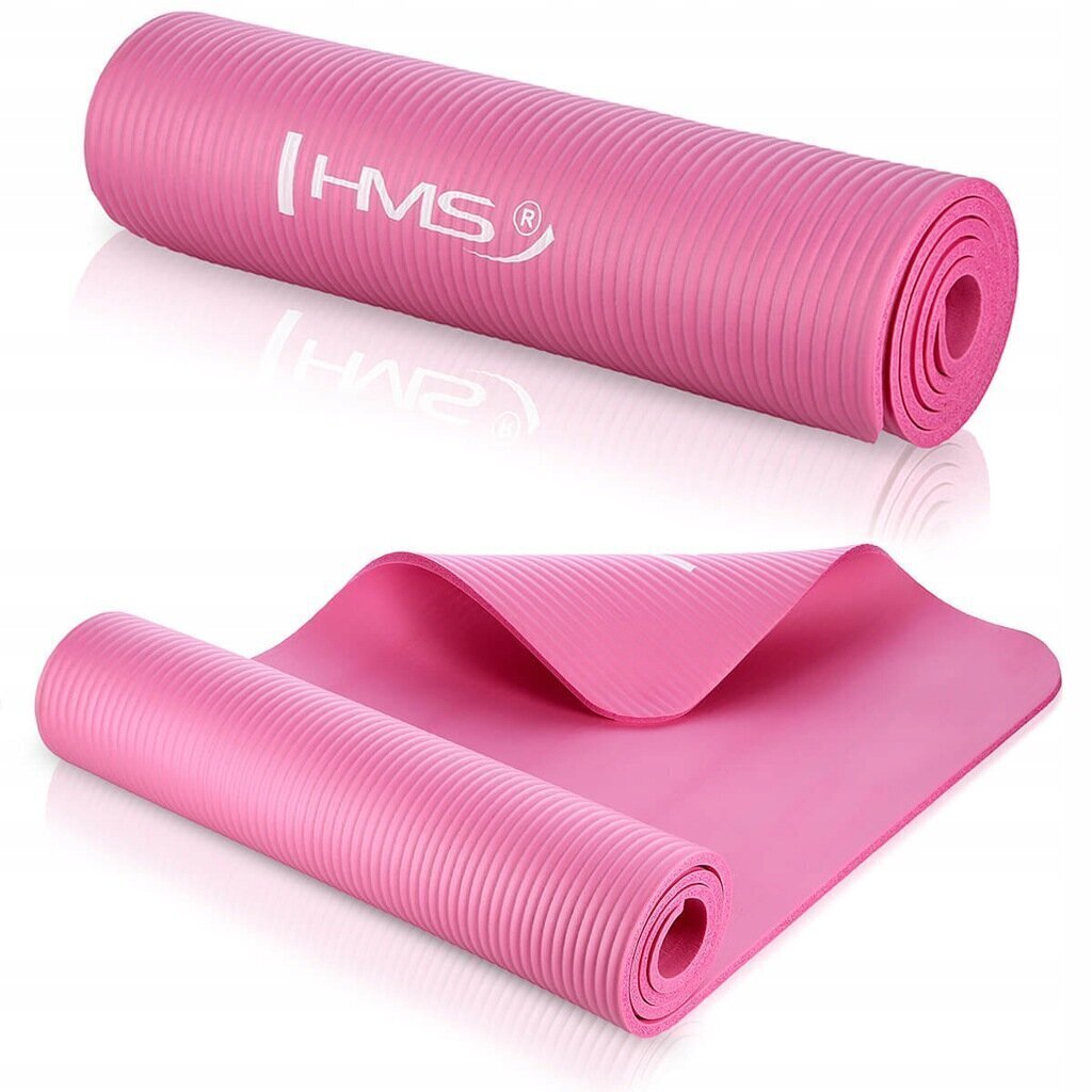 Joogamatt HMS YM07 183x61x1,2 cm, roosa цена и информация | Joogamatid | hansapost.ee