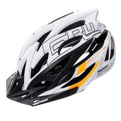 Шлем Meteor Grover, белый/черный/оранжевый цена и информация | Шлемы | hansapost.ee