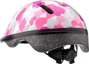 Детский шлем Meteor KS06 Pink Hearts, белый цена и информация | Шлемы | hansapost.ee