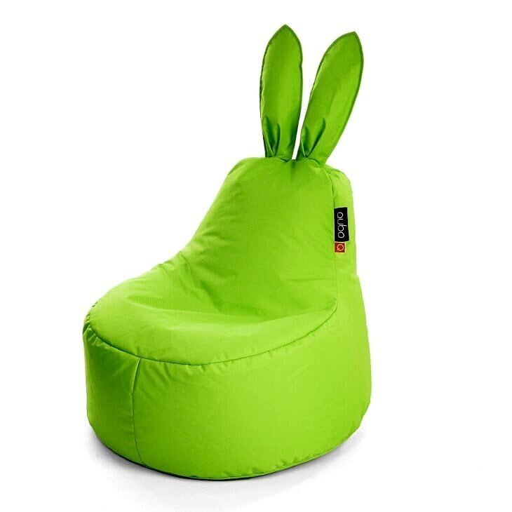 Kott-tool Qubo™ Baby Rabbit, gobelään, heleroheline hind ja info | Kott-toolid, tugitoolid ja tumbad lastele | hansapost.ee