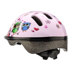 Детский шлем Meteor KS06 Little Owl, розовый цена и информация | Шлемы | hansapost.ee
