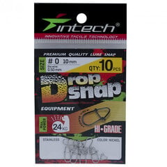 Klambrid Intech Drop Snap 0 hind ja info | Intech Kalastustarbed | hansapost.ee