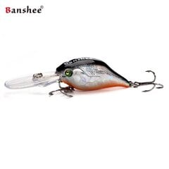 Воблер Banshee Crankbait 50мм 10г VC07, черный цена и информация | Воблеры, приманки, блесны | hansapost.ee