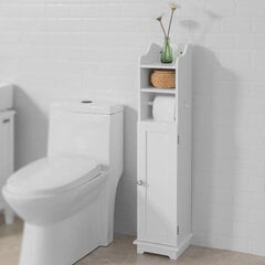 Eraldiseisev vannitoakapp SoBuy FRG177-W, valge price and information | Bathroom cabinets | hansapost.ee