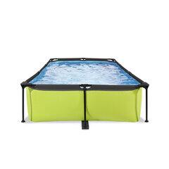 Каркасный бассейн с фильтром Exit Lime 300x200x65 см, зеленый цена и информация | Бассейны | hansapost.ee