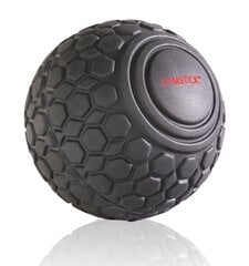 Миофасциальный мячик 12 см Gymstick, черный цена и информация | Аксессуары для массажа | hansapost.ee