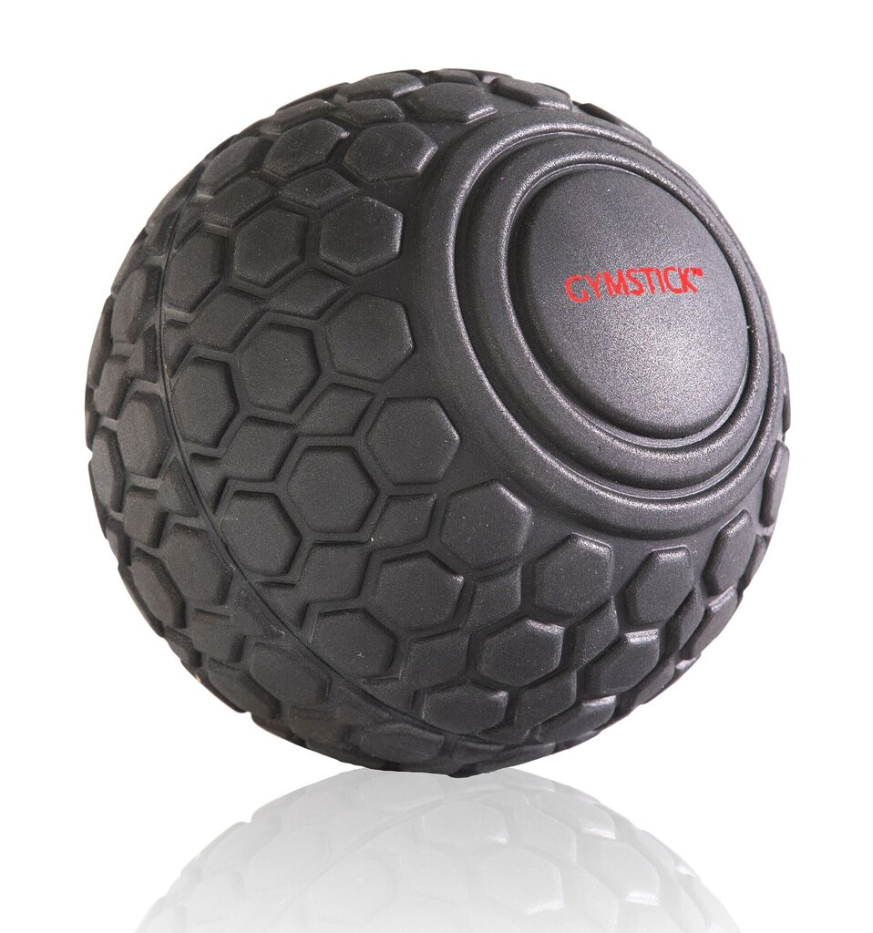 Müofasiaalne pall 12 cm Gymstick, must цена и информация | Massaažikaubad | hansapost.ee