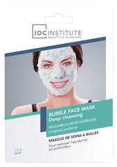 Sügavpuhastav mullitav näomask IDC Institute Bubble Face 15 g hind ja info | IDC Näohooldus | hansapost.ee