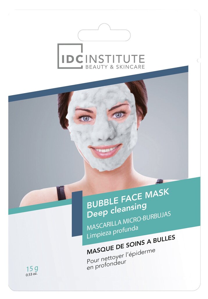 Sügavpuhastav mullitav näomask IDC Institute Bubble Face 15 g hind ja info | Näomaskid ja silmamaskid | hansapost.ee