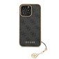 GUHCP13XGF4GGR Guess 4G Charms Cover for iPhone 13 Pro Max Grey hind ja info | Telefonide kaitsekaaned ja -ümbrised | hansapost.ee