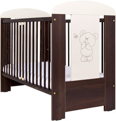 Drewex детская кровать Mõmmi Standard, цвет: темный орех цена и информация | Детские кроватки | hansapost.ee