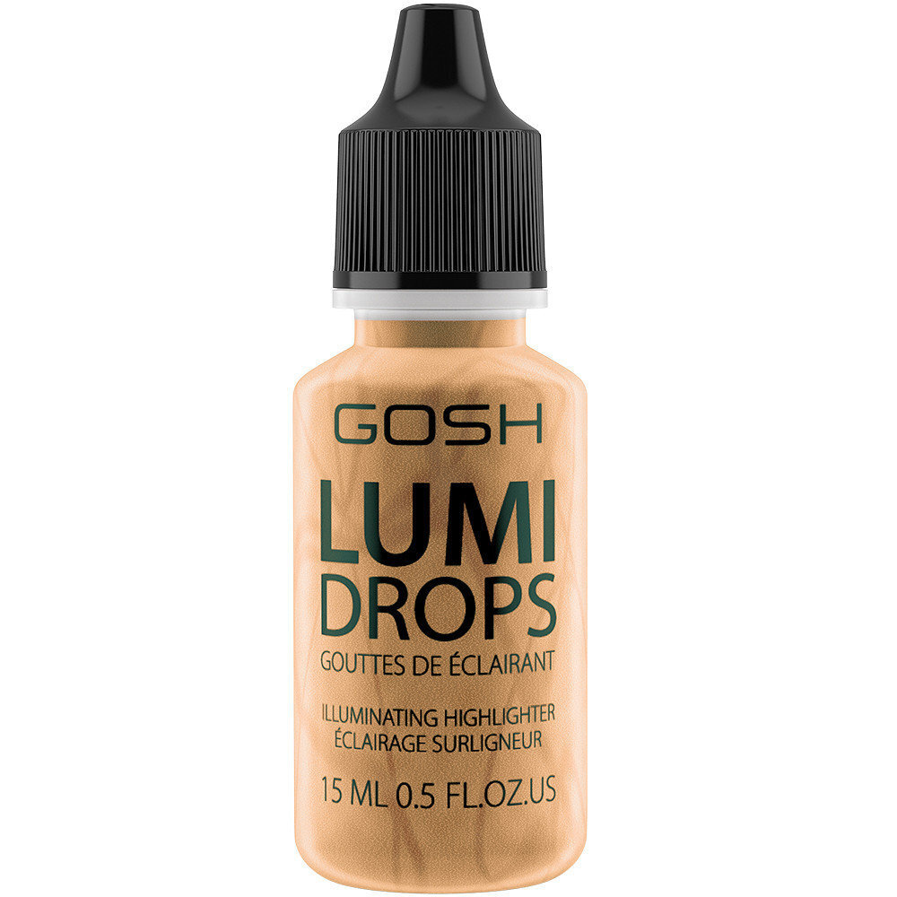 Sära andev toode Gosh Lumi Drops15 ml, 014 Gold цена и информация | Päikesepuudrid ja põsepunad | hansapost.ee