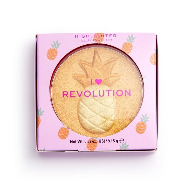 Sära andev toode Makeup Revolution London Fruity 9,15 g, Pineapple hind ja info | Päikesepuudrid ja põsepunad | hansapost.ee