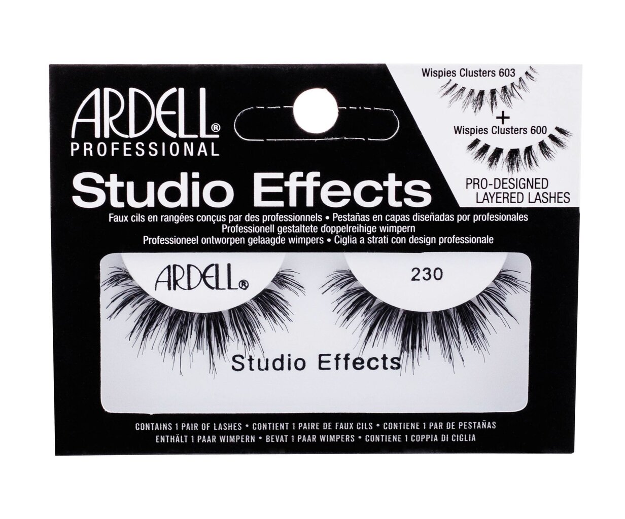 Kunstripsmed Ardell Studio Effects 230 hind ja info | Kunstripsmed, ripsmeliim ja ripsmekoolutajad | hansapost.ee