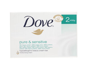 Seep Dove Pure & Sensitive 2x100 g hind ja info | Seebid | hansapost.ee