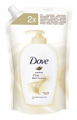 Vedelseebi täitepakend Dove Caring Fine Silk 500 ml hind ja info | Seebid | hansapost.ee