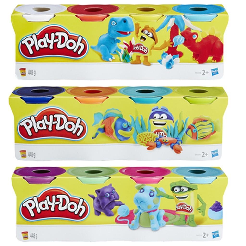 Plastiliini komplekt Play-Doh, 4 tk., 22037 цена и информация | Arendavad laste mänguasjad | hansapost.ee