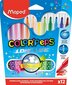 Viltpliiatsid ColorPeps Long Life, 12 värvi hind ja info | Kunstitarbed, voolimise tarvikud | hansapost.ee