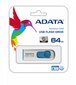 ADATA C008 64 GB, USB 2.0, White цена и информация | Mälupulgad | hansapost.ee
