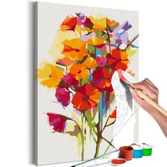Картина по номерам Летние цветы 60х40 см цена и информация | Живопись по номерам | hansapost.ee