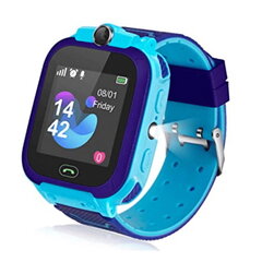 Riff Q12 See Me Wi-Fi / Sim GPS Отслеживания Детские часы с звонком чатом и камерой Синий цена и информация | Смарт-часы (smartwatch) | hansapost.ee