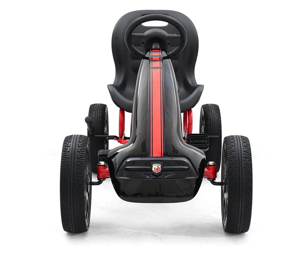 Milly Mally pedaalidega kart lastele Abarth, must цена и информация | Mänguasjad poistele | hansapost.ee