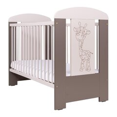 Drewex детская кровать Жираф Standard, цвет: капучино цена и информация | Детские кроватки | hansapost.ee