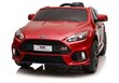 Elektriline sportauto lastele Ford Focus RS, värvitud punane цена и информация | Laste elektriautod | hansapost.ee