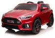 Elektriline sportauto lastele Ford Focus RS, värvitud punane цена и информация | Laste elektriautod | hansapost.ee