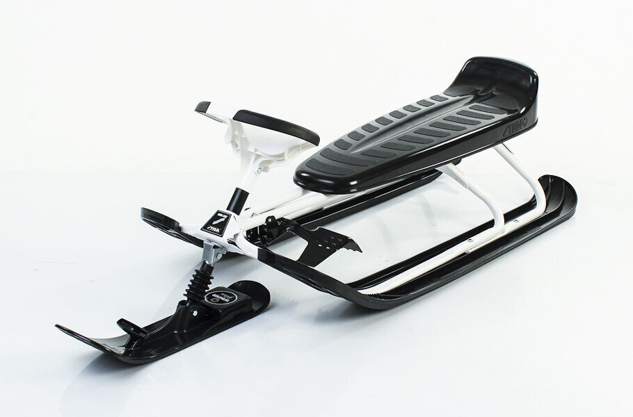 Rooliga kelk Snowracer King Size GT, valge hind ja info | Kelgud, pepulauad ja tuubid | hansapost.ee