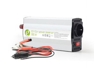 POWER INVERTER CAR 12V 300W/EG-PWC-042 GEMBIRD hind ja info | Laadijad mobiiltelefonidele | hansapost.ee