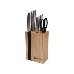 Комплект ножей с подставкой, 7 частей цена и информация | Bergner Кухонные товары, товары для домашнего хозяйства | hansapost.ee