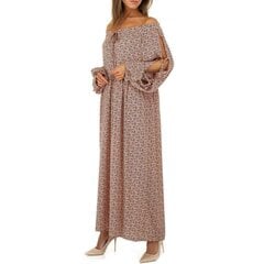 Naiste pikk kleit, pruun L 891228408 hind ja info | Kleidid | hansapost.ee