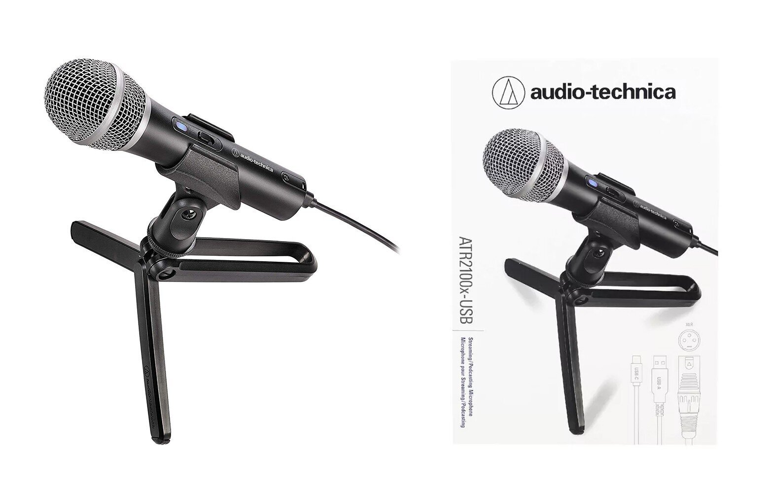 Dünaamiline kardioidmikrofon Audio Technica ATR2100x-USB hind ja info | Mikrofonid | hansapost.ee