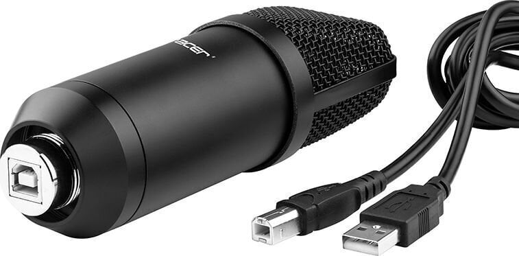 Tracer Studio Pro USB mikrofon mängude / taskuhäälingusaadete / voogesituste jaoks + hoidik, popfilter цена и информация | Mikrofonid | hansapost.ee