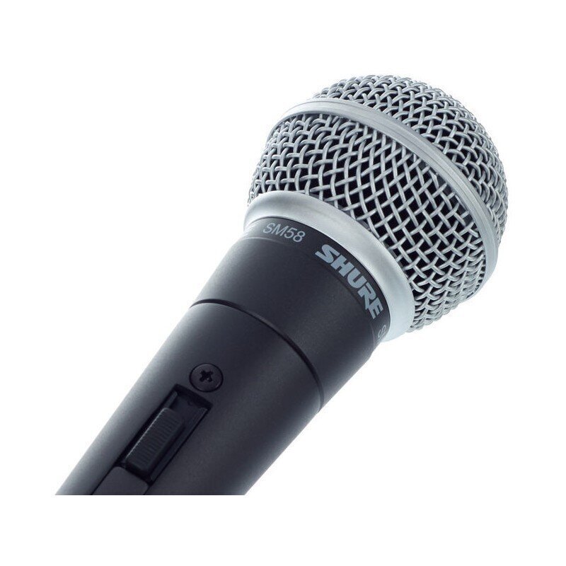 Juhtmega mikrofon Shure SM58 (lülitiga) hind ja info | Mikrofonid | hansapost.ee